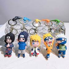 Aksesori Anime Gantungan Kunci 3D Naruto Stainless Murah dan Lucu - Viral